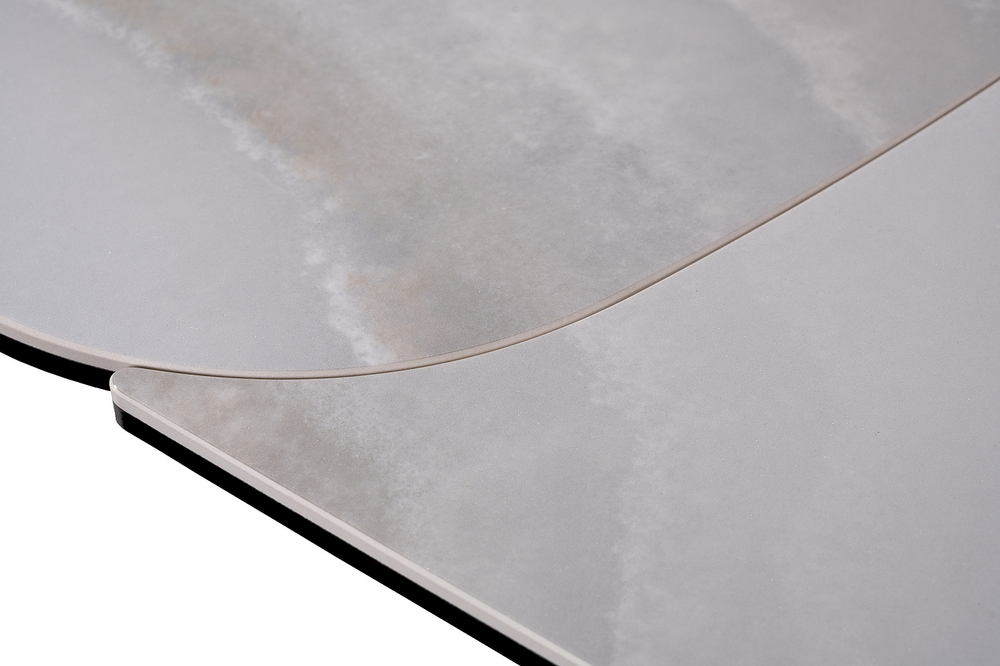 Стол обеденный раскладной керамический 190x98x76 Garda Decor серый