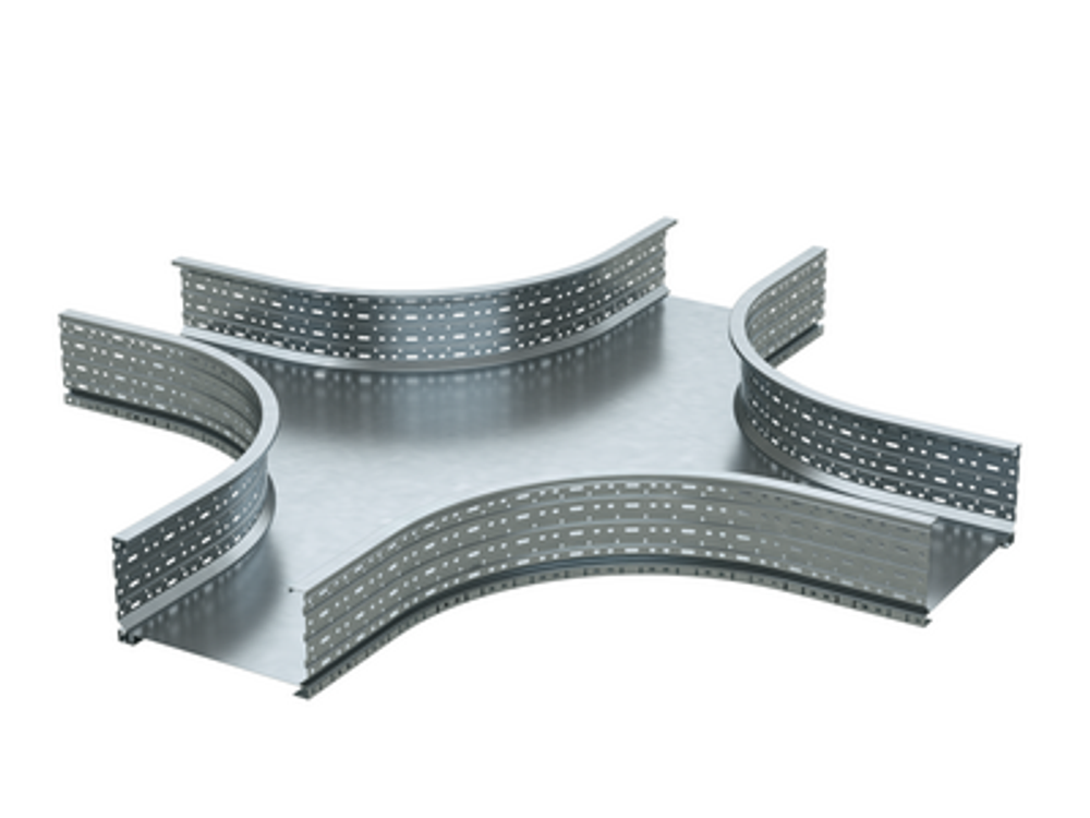 Х-ответвитель листовой 150х400, цинк-лам