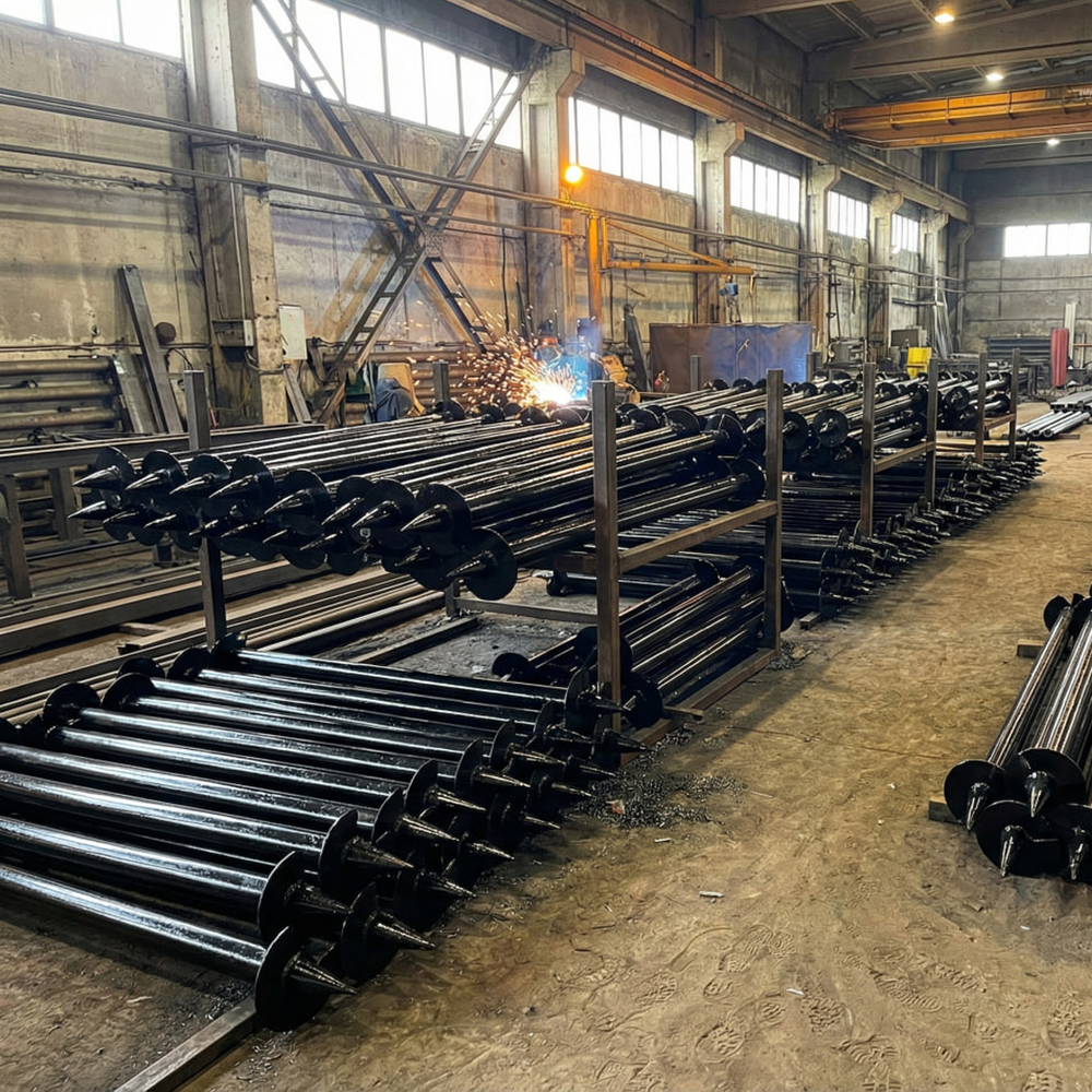 Свая винтовая диаметр 76 мм, длина 3000 мм