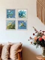 Картины на стену интерьерные на холсте 4 шт