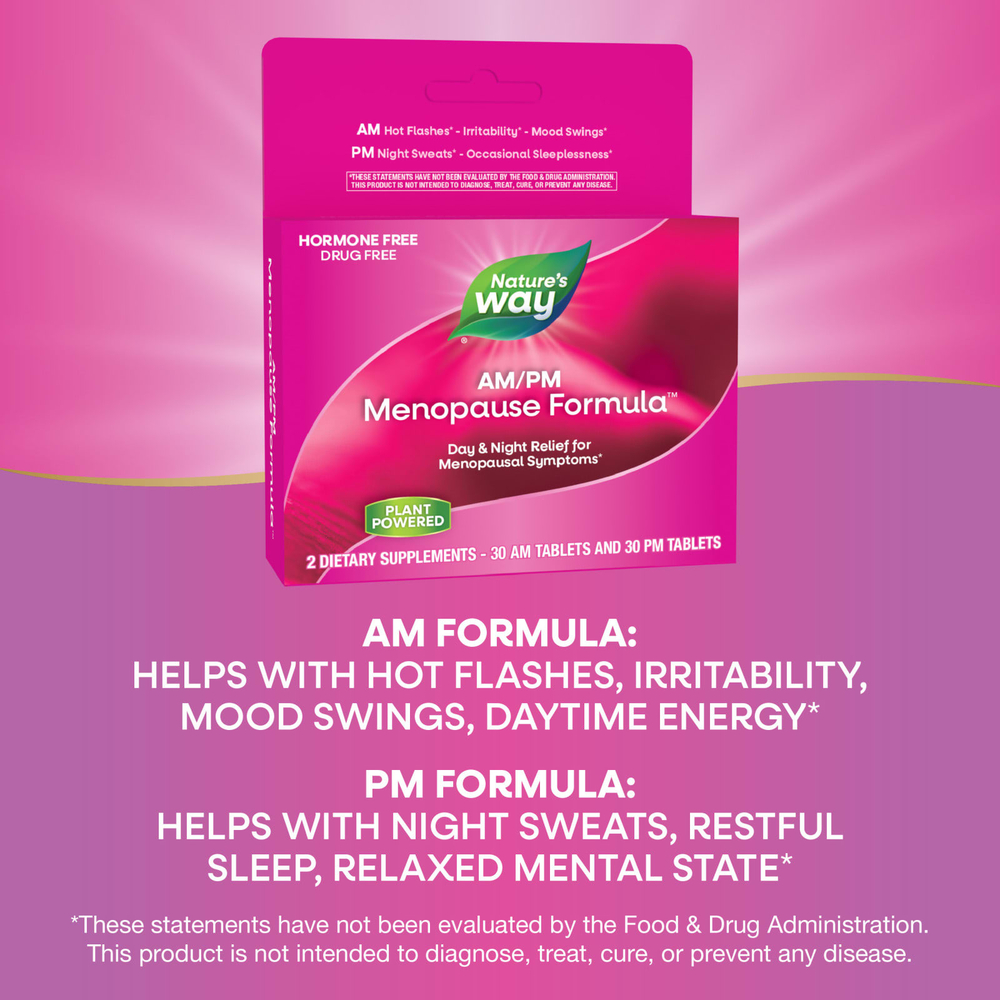 Nature's Way, AM / PM Menopause Formula ™, 60 таблеток