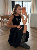 Платье Rock star черный