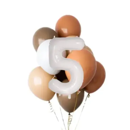 Букет с цифрой "Шоколад с белой цифрой"