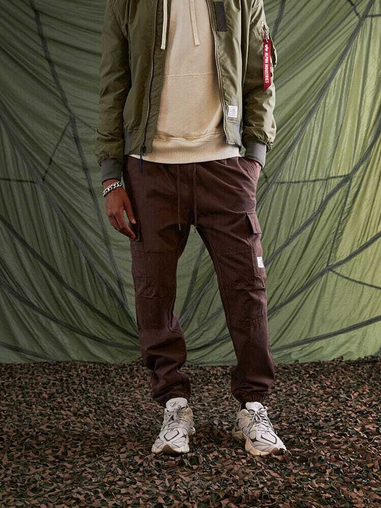 Брюки Alpha Industries Cotton Jogger Chocolate