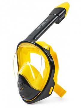 Маска полнолицевая Sargan Планета океан 2.0 черный/желтый