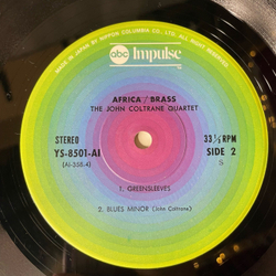 Винтажная виниловая пластинка LP The John Coltrane Quartet Africa Brass (Япония 1976) (Без Оби)