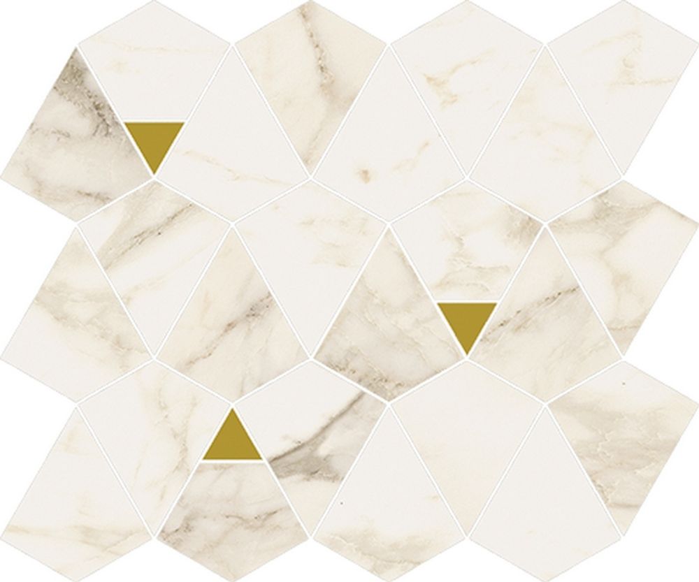 Мозаика Eternum Carrara Mosaico Vertex 25.8x30