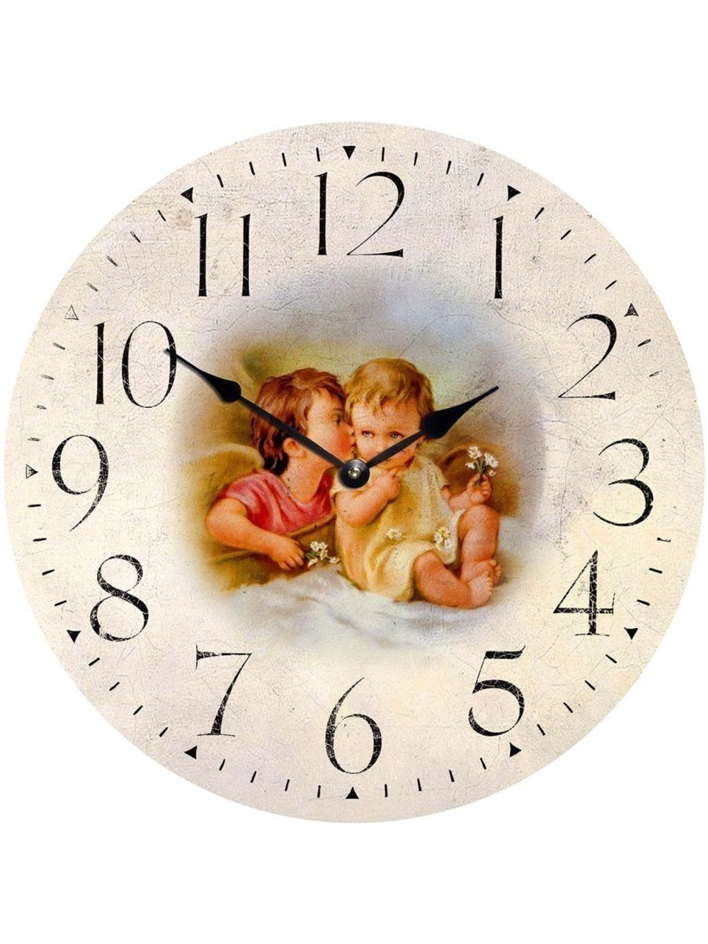 деревянные часы из МДФ mdclr075 d420 Декор для дома, подарок