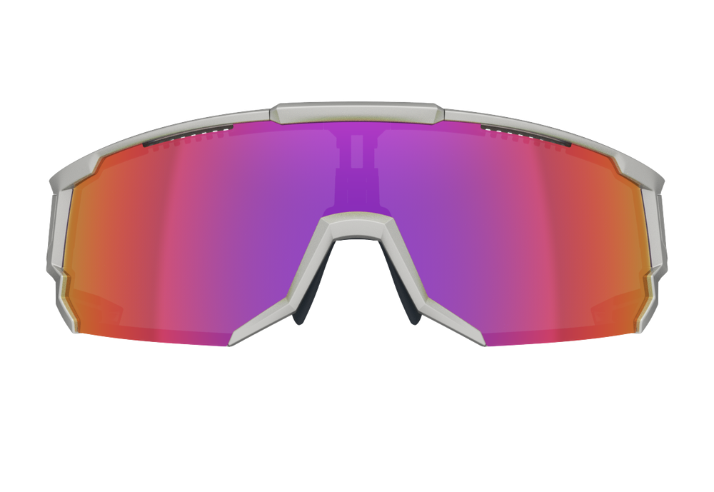 Спортивные очки 720armour Mars / Matte Silver / Red Lens