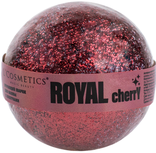 Бурлящий шар с блестками L`COSMETICS Magic Beauty Royal Cherry 120 гр