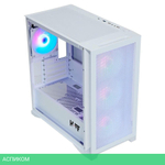 Корпус HAFF Glory Mini Air mATX без БП White