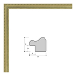 Фоторамка 10х15 см, серебро, орнамент, арт. 1015.695364