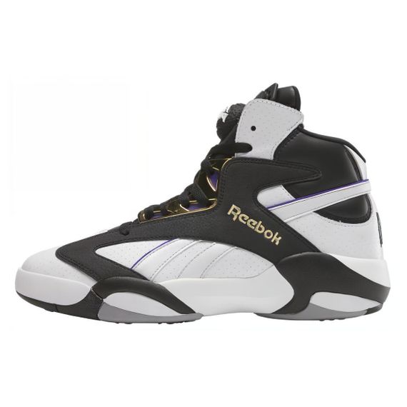 Reebok Shaq Attaq Винтажные баскетбольные кроссовки Высокие Топы Черно-белая панда Мужские
