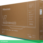 Телевизор QLED Hisense 55" 55U7NQ