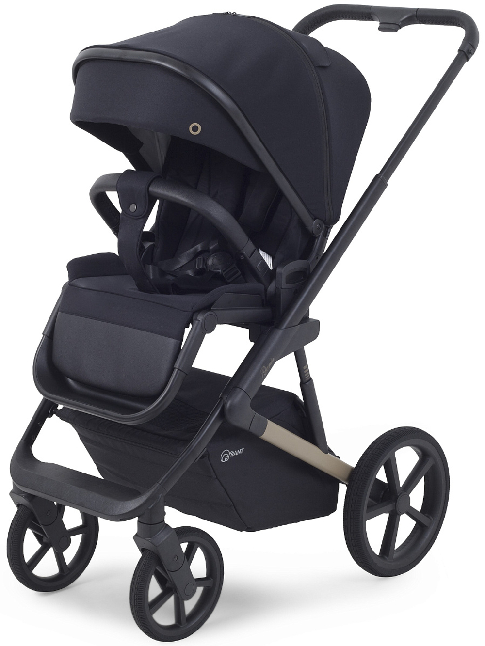 Детская коляска Rant Garda 3 в 1 с автокреслом Cruise Black Black