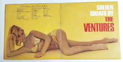 Винтажная виниловая пластинка LP The Ventures Deluxe (Japan 1968) (Red Vinyl)