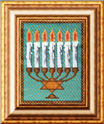 "Менора-семисвечник"-018РВ вышивка