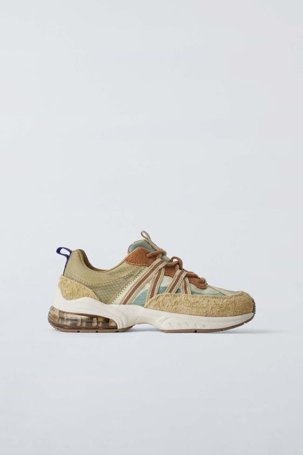 ZARA КРОССОВКИ, КОРИЧНЕВЫЙ