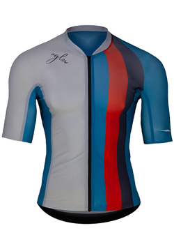ВЕЛОДЖЕРСИ МУЖСКОЕ AERO JERSEY | WHITE BLUE
