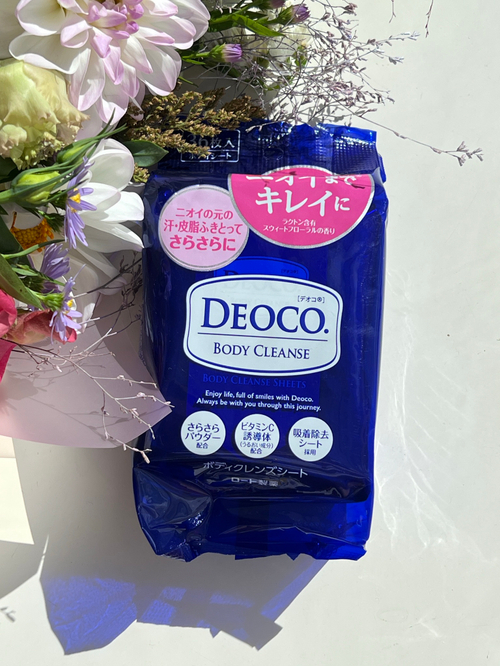 Очищающие влажные салфетки для тела Deoco Body Cleanse, 36 шт.