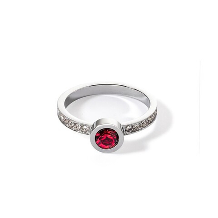 Кольцо Coeur de Lion Red-Silver 17.2 мм 0228/40-0317 54