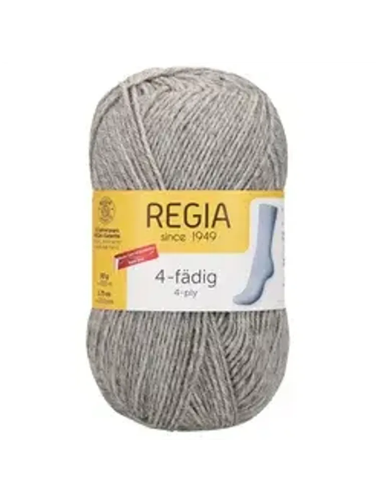 Пряжа носочная Regia 4-fadig Color (00033/фланелевый серый)
