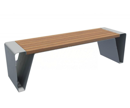 Скамейка стальная «Энигма» без спинки