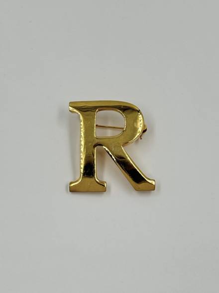 Брошь Буква R Anne Klein