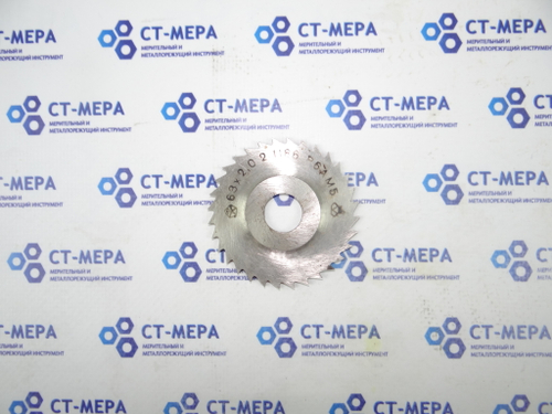 Фреза отрезная по металлу 63х2х16мм. z=32 Р6АМ5 с фаской без ш/п