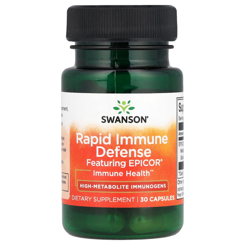 Swanson Vitamins, Для быстрой иммунной защиты, 30 капсул (500 мг на капсулу)