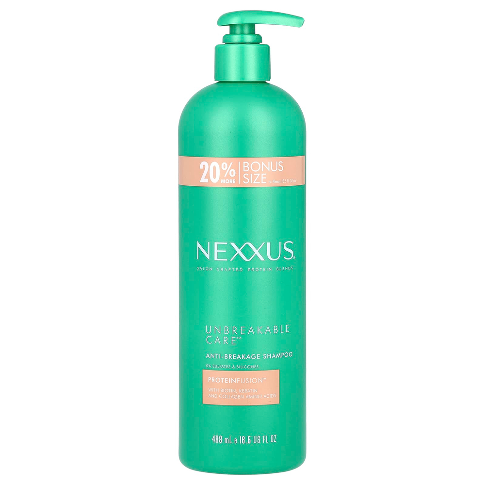 Nexxus, Unbreakable Care ™, шампунь против ломкости, для тонких и тонких волос, 488 мл (16,5 жидк. унц.)