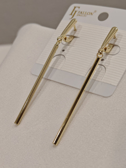 Серьги Fallon «Палочки» Gold 14K