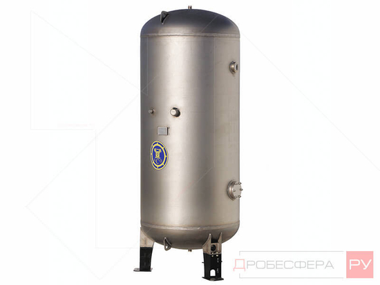 Ресивер для компрессора РВ 900-02/10 из нержавейки вертикальный