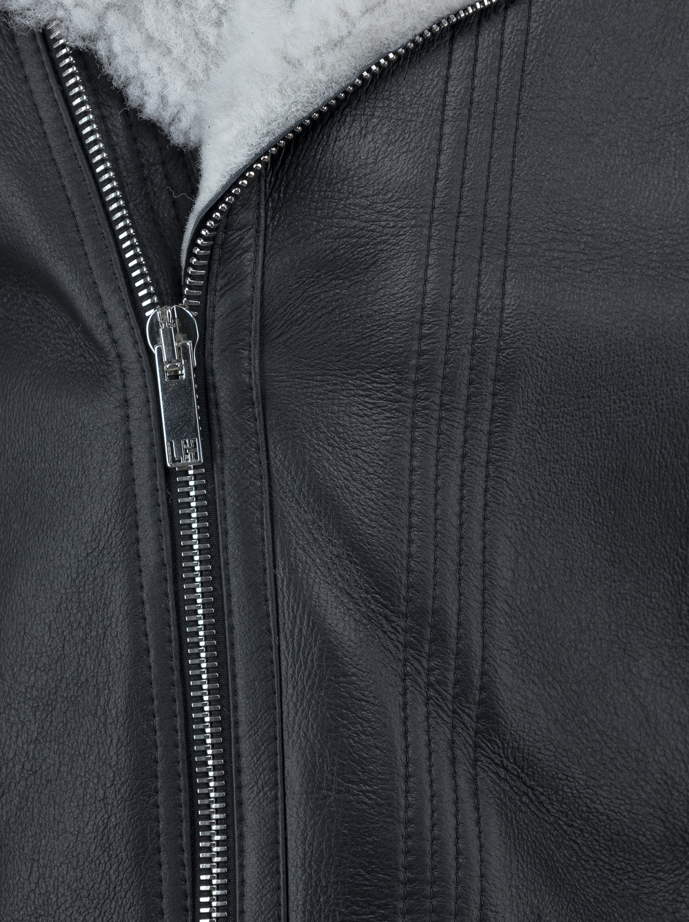 LES HOMMES Дублёнка - чёрный