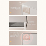 Сейф LockSworth электронный замок + ключ, 200х310х200 мм, 4 кг, белый