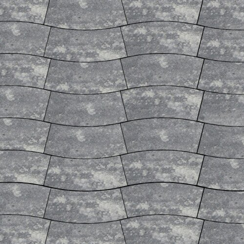 Тротуарная плитка Аксио, 80 мм, ColorMix Актау, гладкая