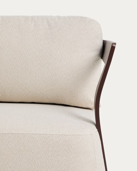 Уличное кресло Tamaris из алюминия коричневого цвета