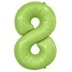 Agura Шар 40" / 102 см "Цифра 8" сатин Фисташка Slim (БГ-60)