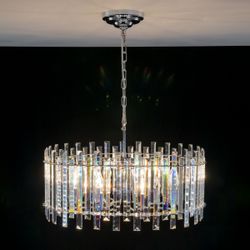 Citilux Ингвар CL334181 Люстра подвесная хрустальная Хром