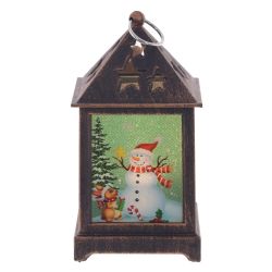 GAEM Изделие декоративное "Фонарь" (подсвет, LR44 х3шт) L6,5 W6,5 H12 см, 2в.