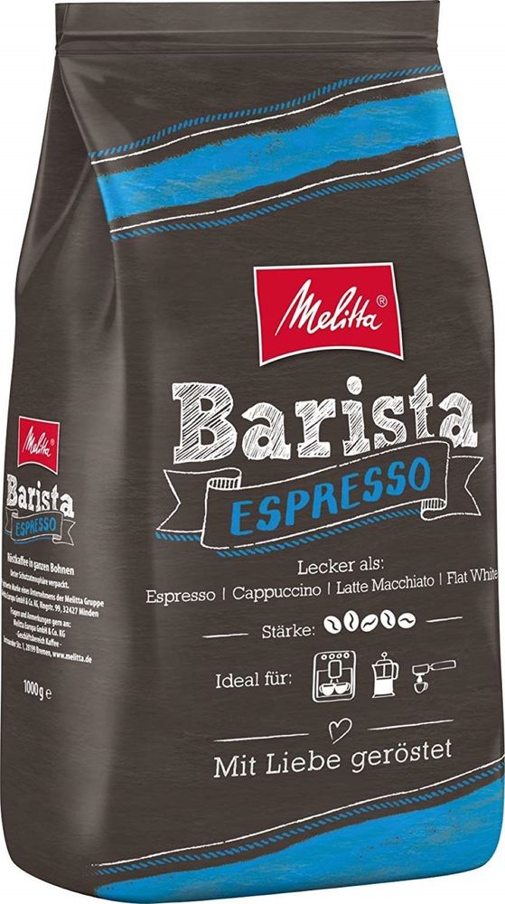 Кофе в зернах Melitta Barista Espresso, 1 кг, 2 шт