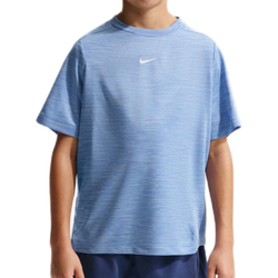 Детская теннисная футболка Nike Multi Dri-FIT Short-Sleeve - royal pulse/hydrogen blue/white