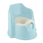 Горшок детский с высокой спинкой Lalababy Protect Me голубое облачко