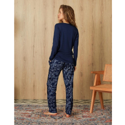 Женская пижама темно-синяя Doreanse 4064