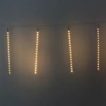 Гирлянда для улицы «Тающая сосулька» 3,0 м*50 см 288 лампы LED, IP-54, Теплый белый (8 трубок)