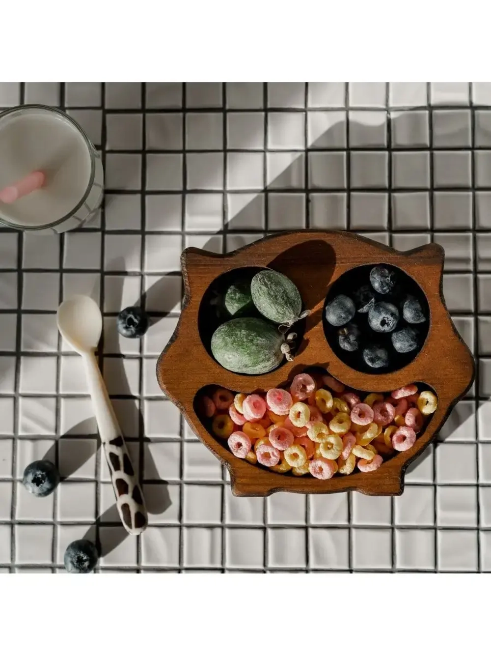 Деревянная менажница "Каширский Кот" из кедра