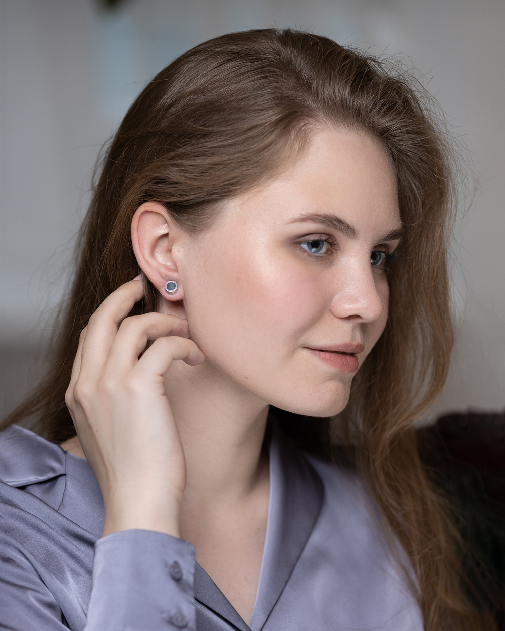 Серьги пусеты