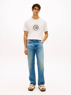 Футболка Tommy Hilfiger Circle Flag Logo Ivory Petal