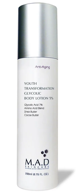 M.A.D. YOUTH TRANSFORMATION GLYCOLIC BODY LOTION 7% Омолаживающий лосьон для тела с 7% гликолевой кислотой