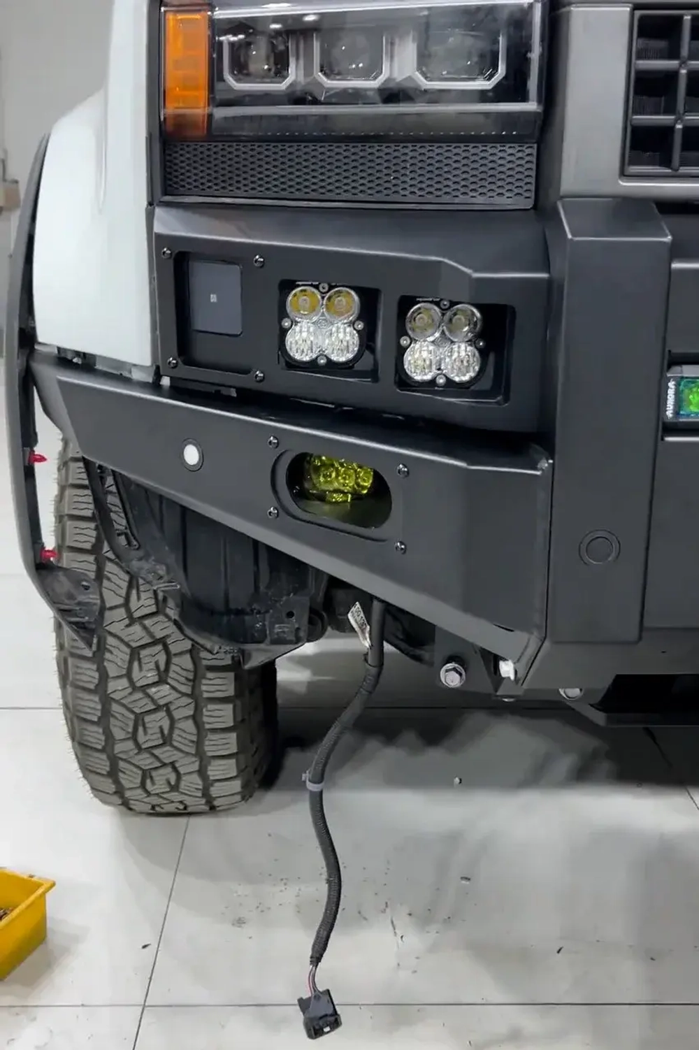 Бампер силовой с кронштейном под лебедку для Toyota Land Cruiser Prado 250 LC250 Крузак Крузер Передний бампер стальной